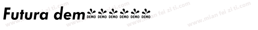 Futura dem字体转换
